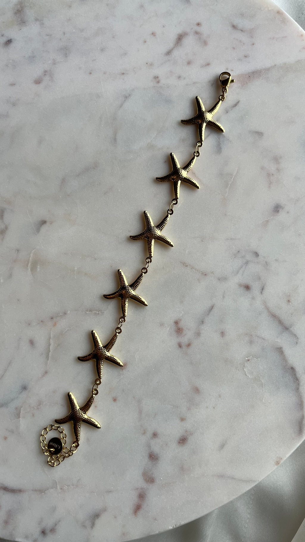 Starfish gold bracelet