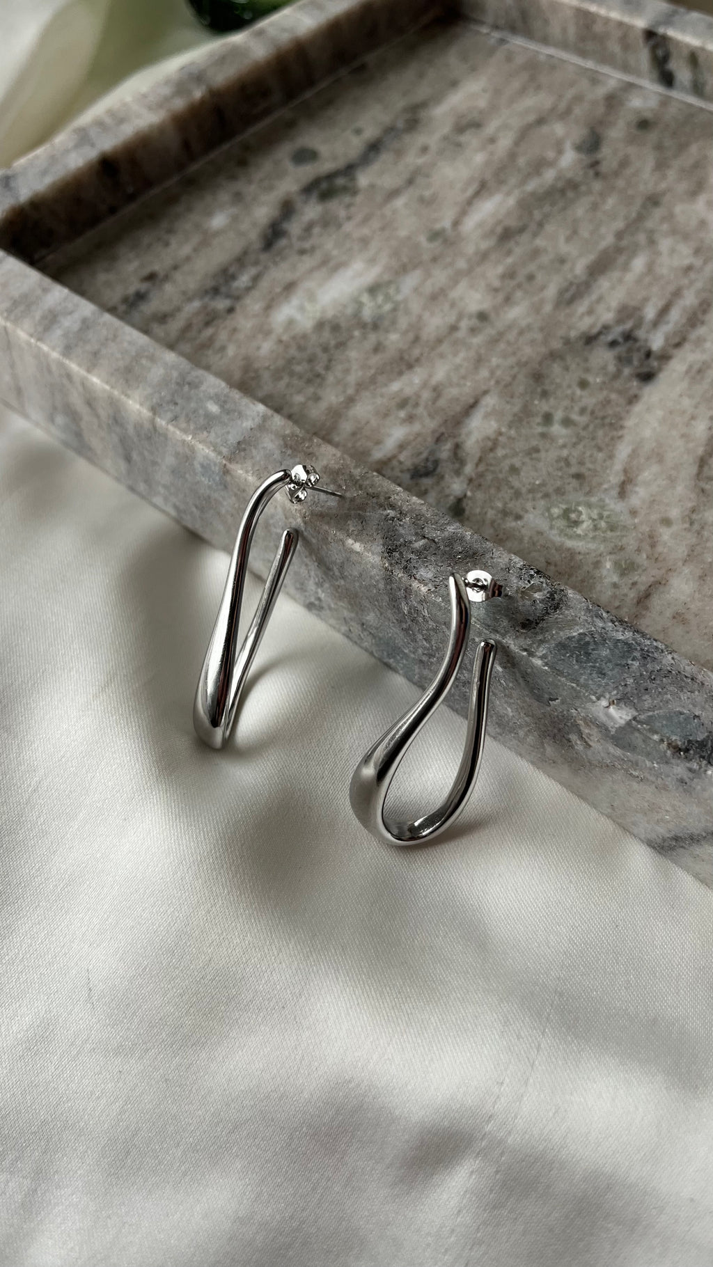 Cassia Earrings Silver