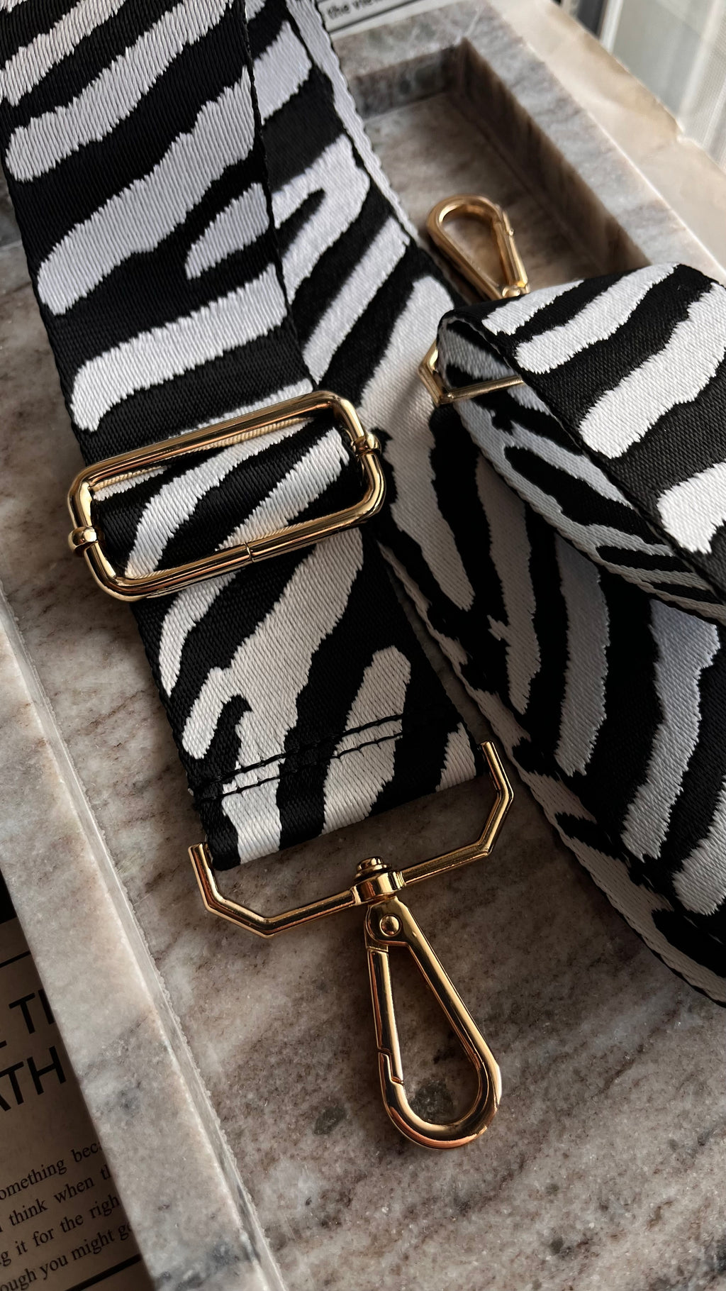 Zebra Bag Strap