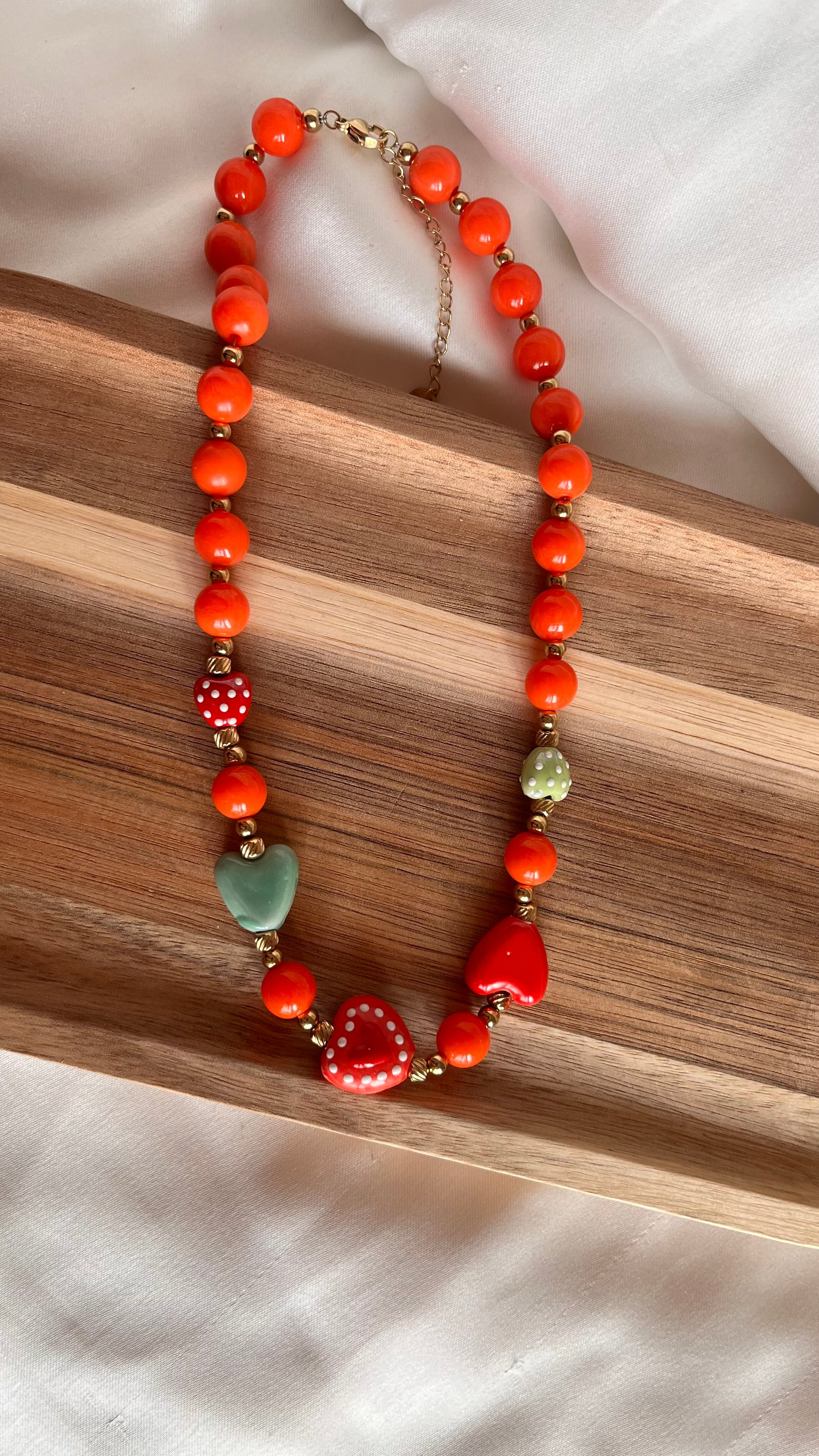 Aperol Spritz Necklace
