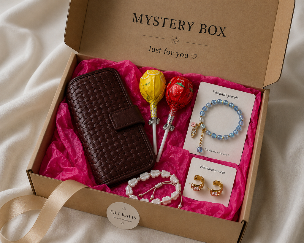 Mystery Box | Πορτοφόλι & Ατσάλινα Κοσμήματα