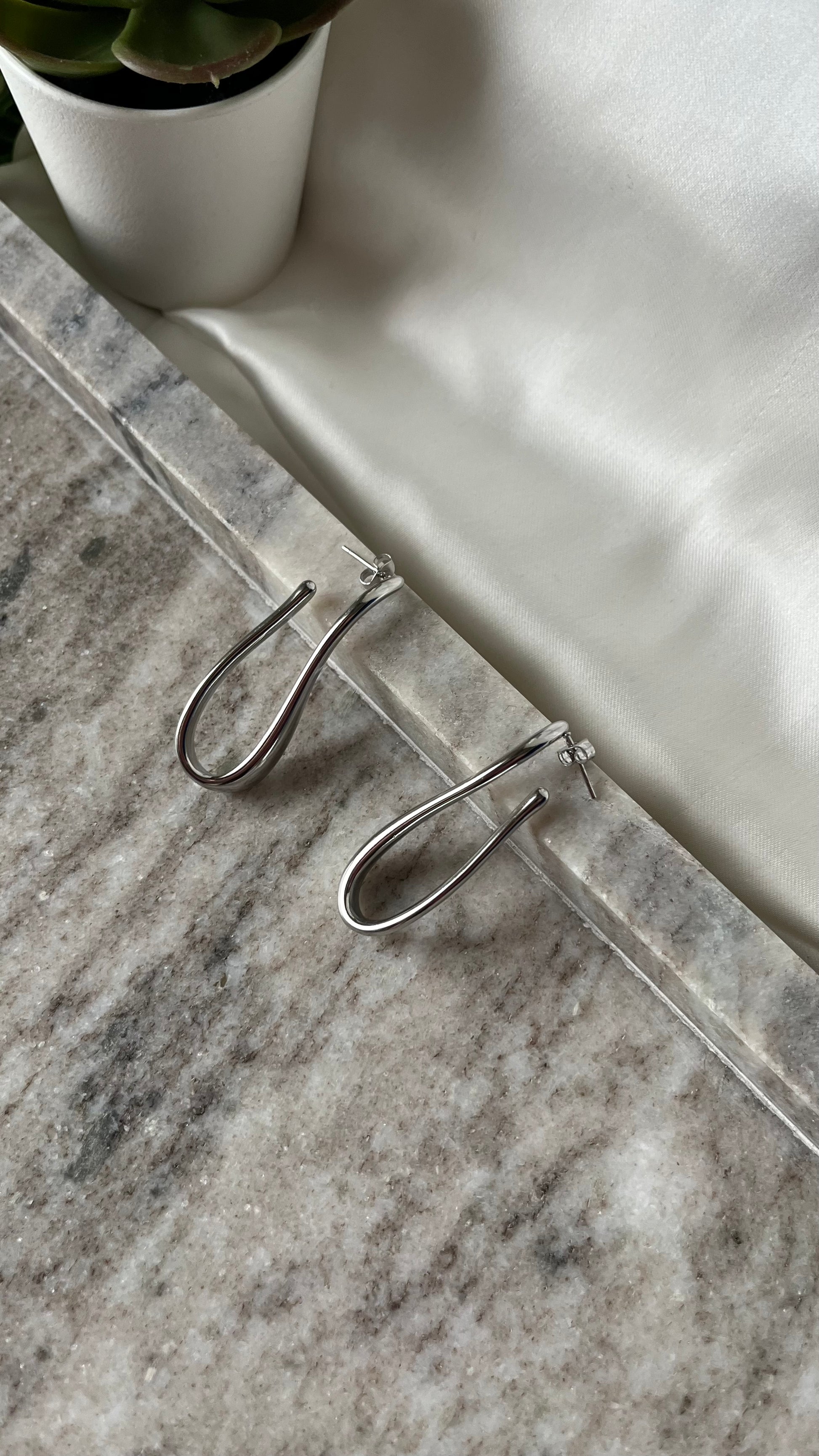 Cassia Earrings Silver