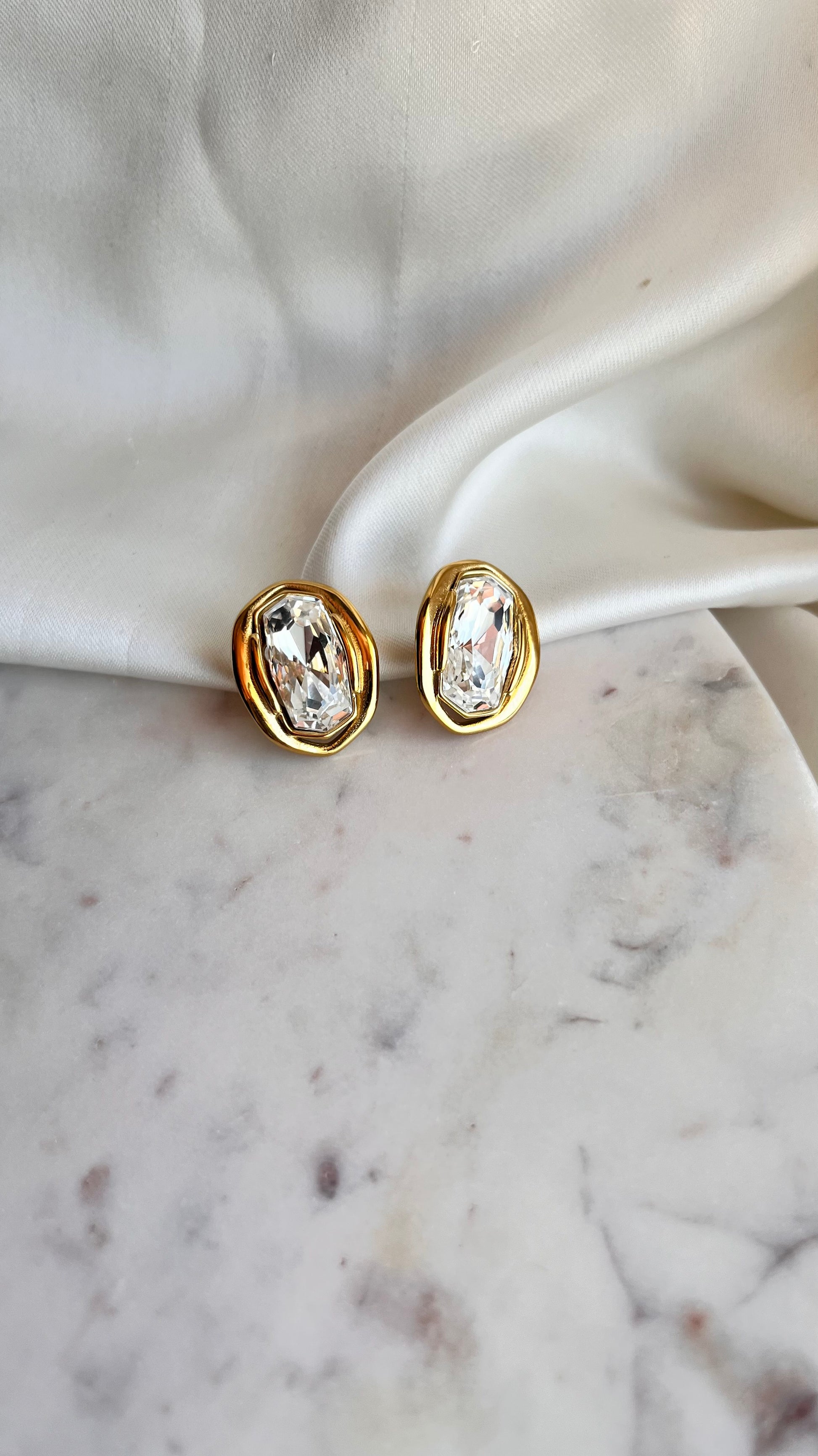 Earrings Crystal Glow
