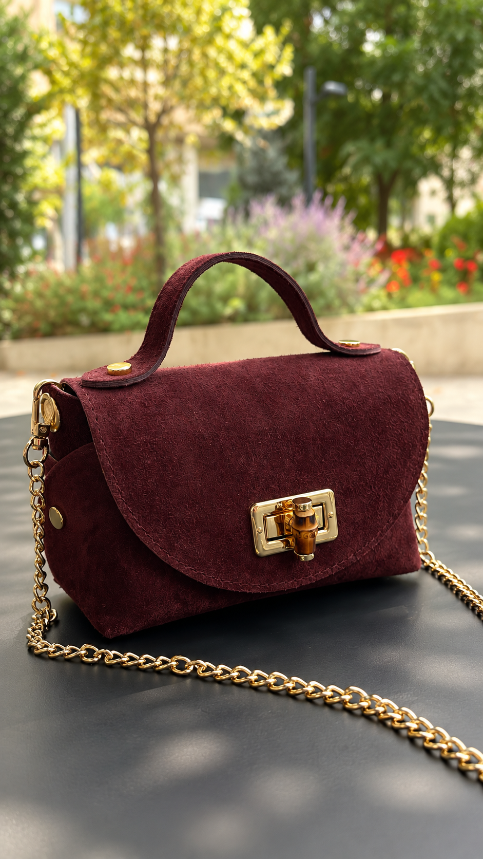 Belgrade Suede Leather Mini Bag