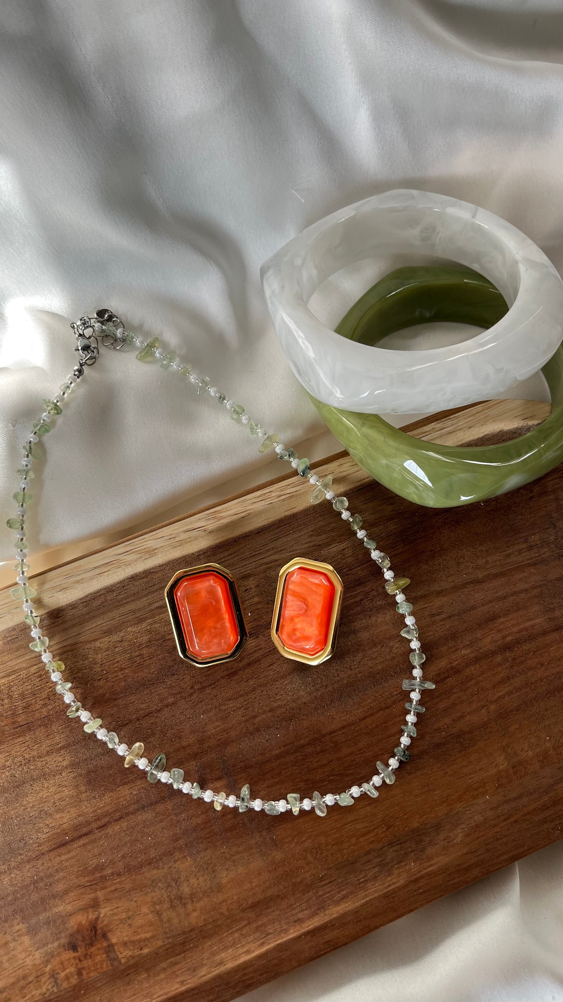 Matcha Latte necklace