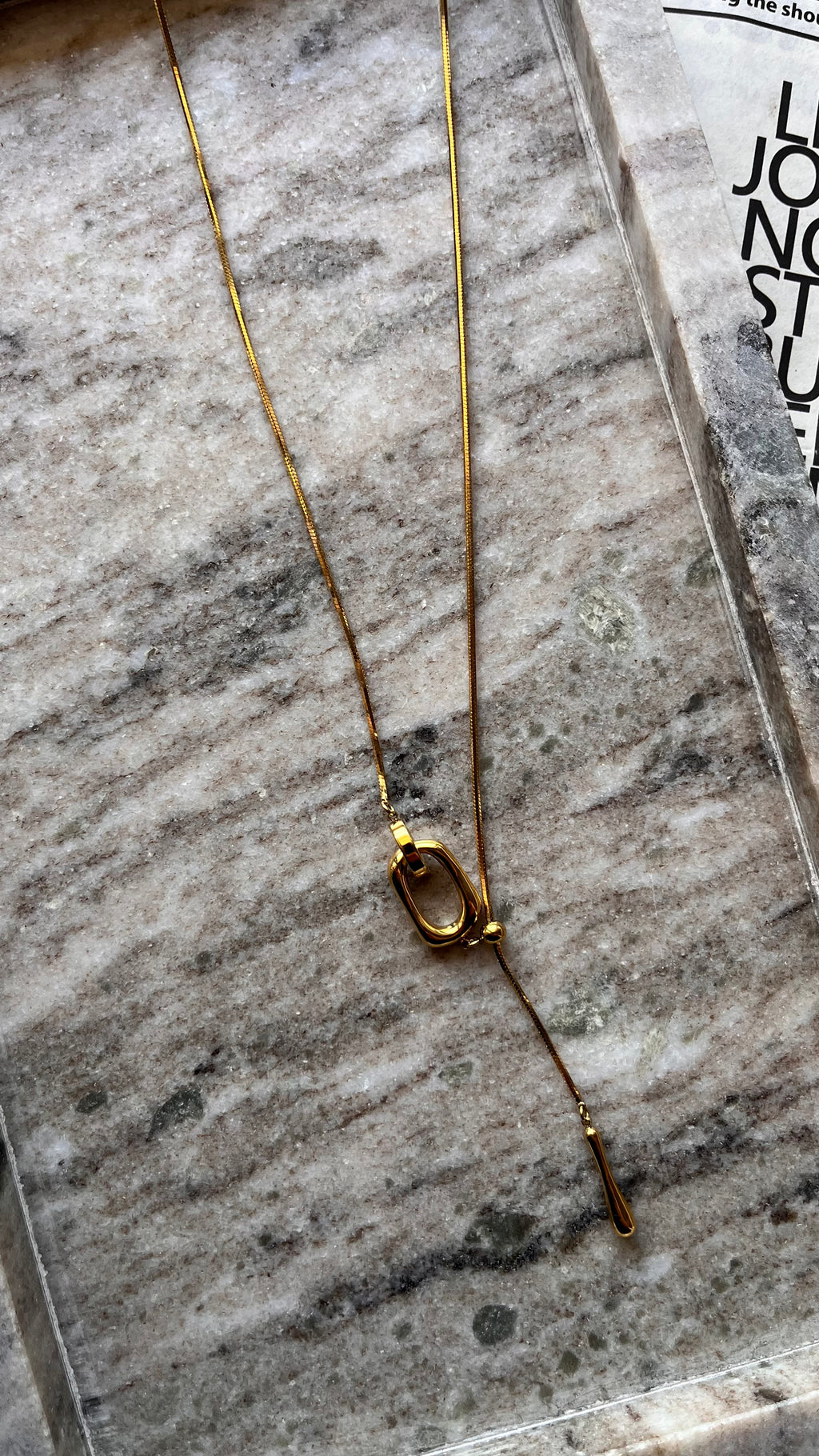 Golden Drift Necklace
