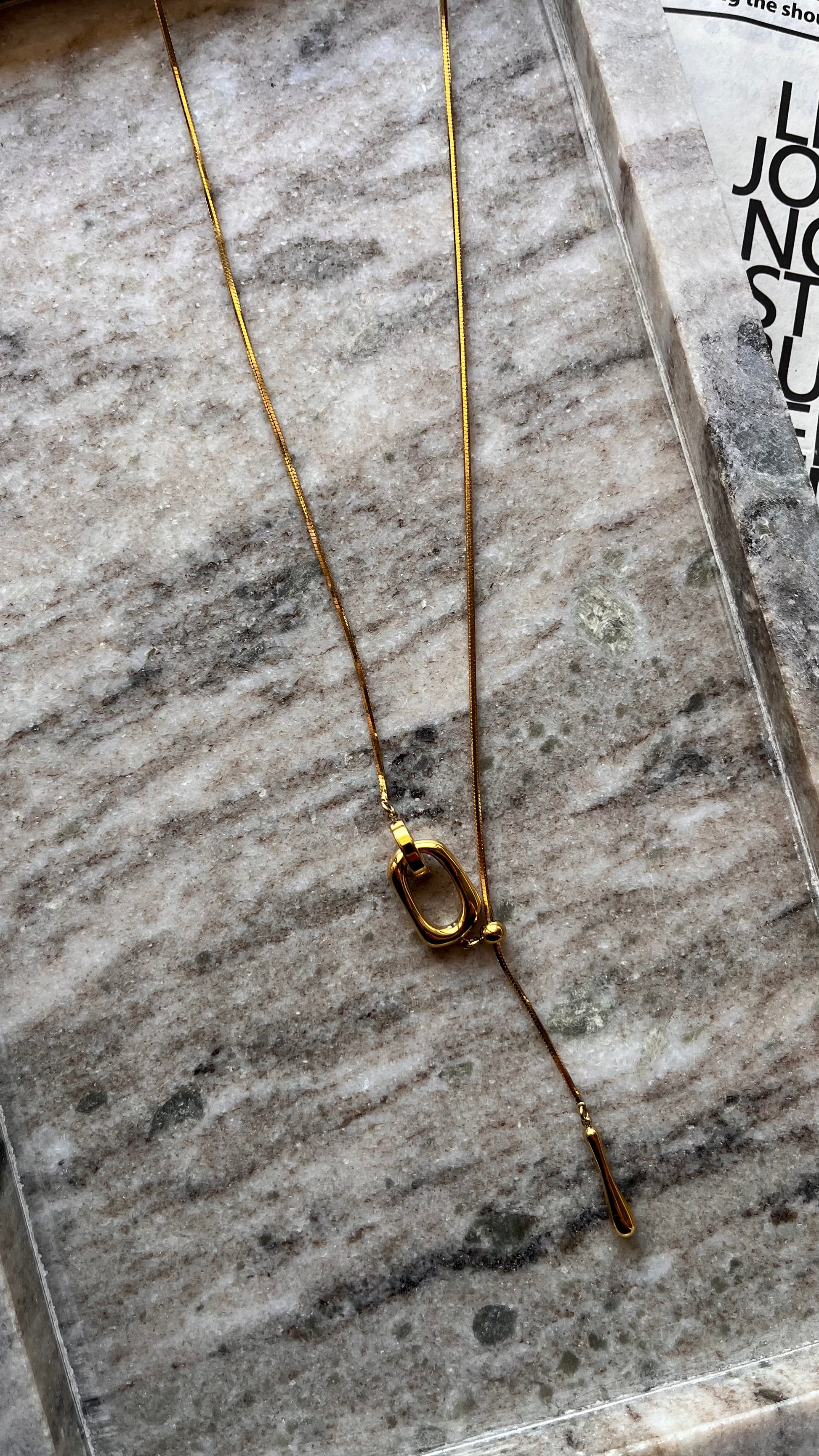 Golden Drift Necklace