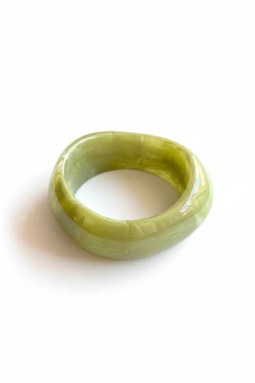 Matcha Latte Oval Bracelet