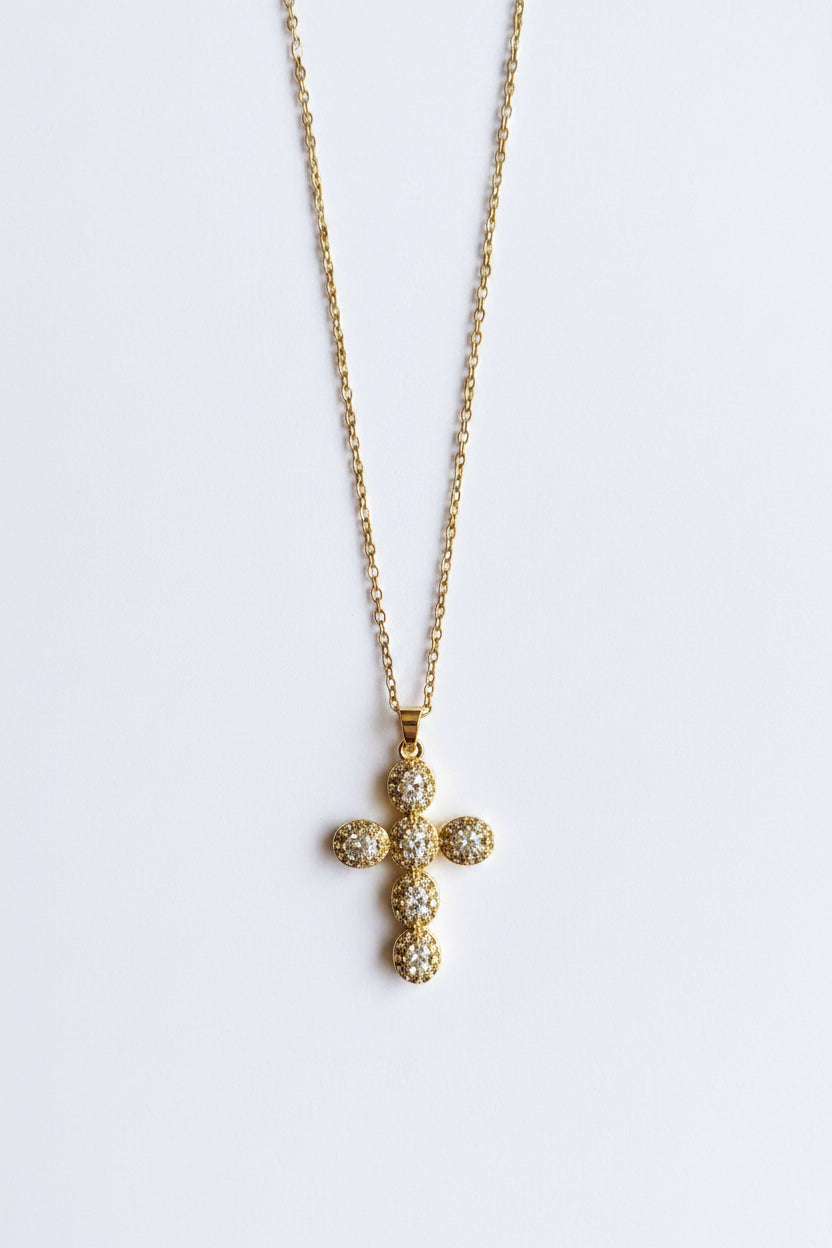 Radiant Cross Necklace