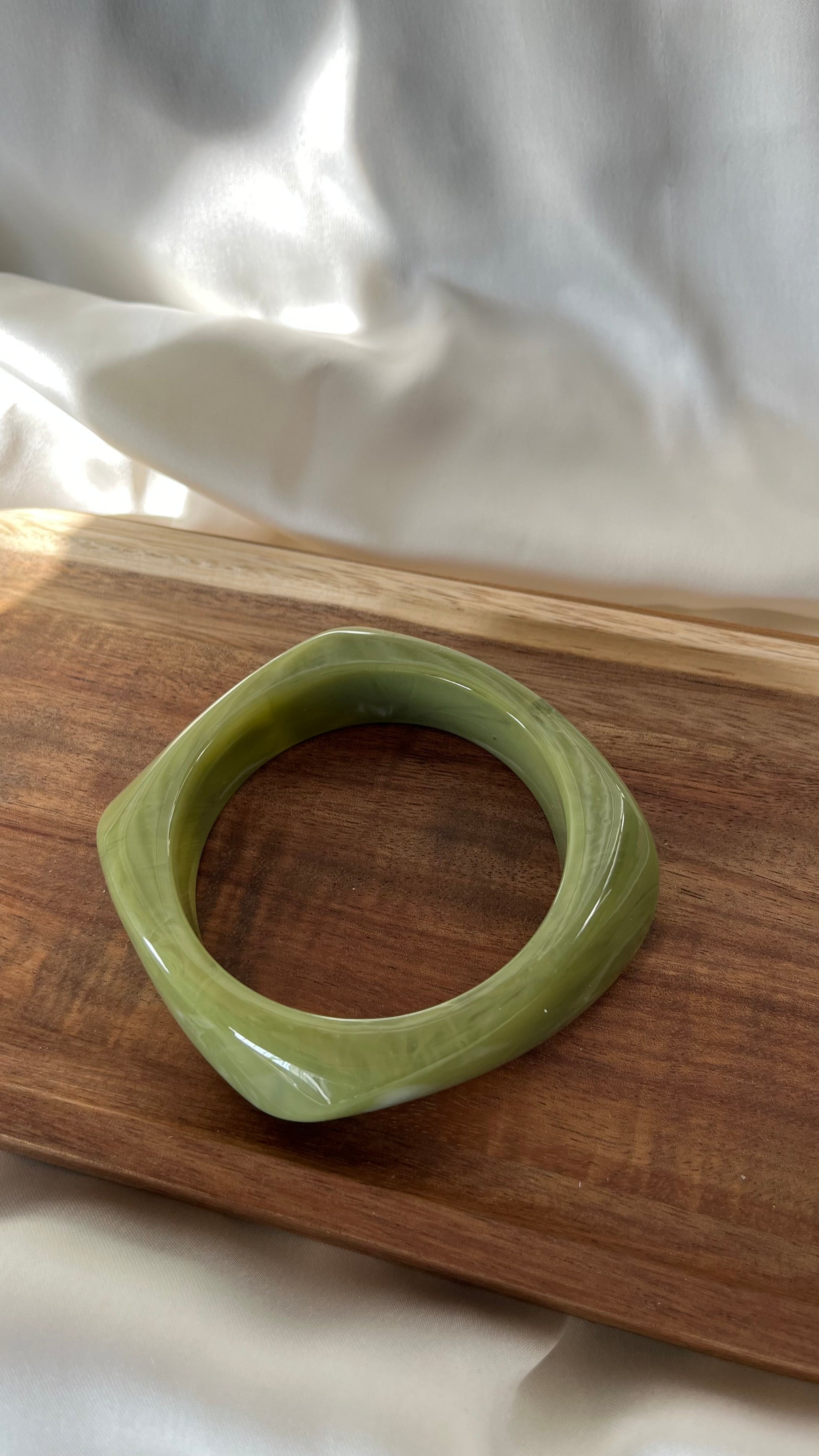Matcha Latte Square Bracelet
