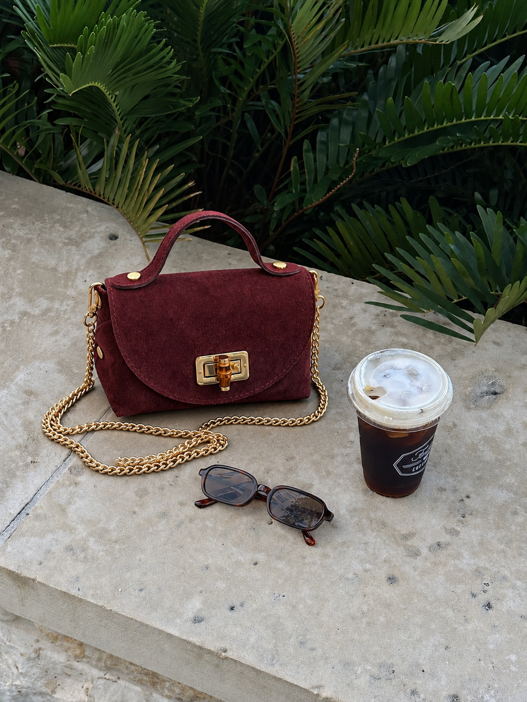 Belgrade Suede Leather Mini Bag