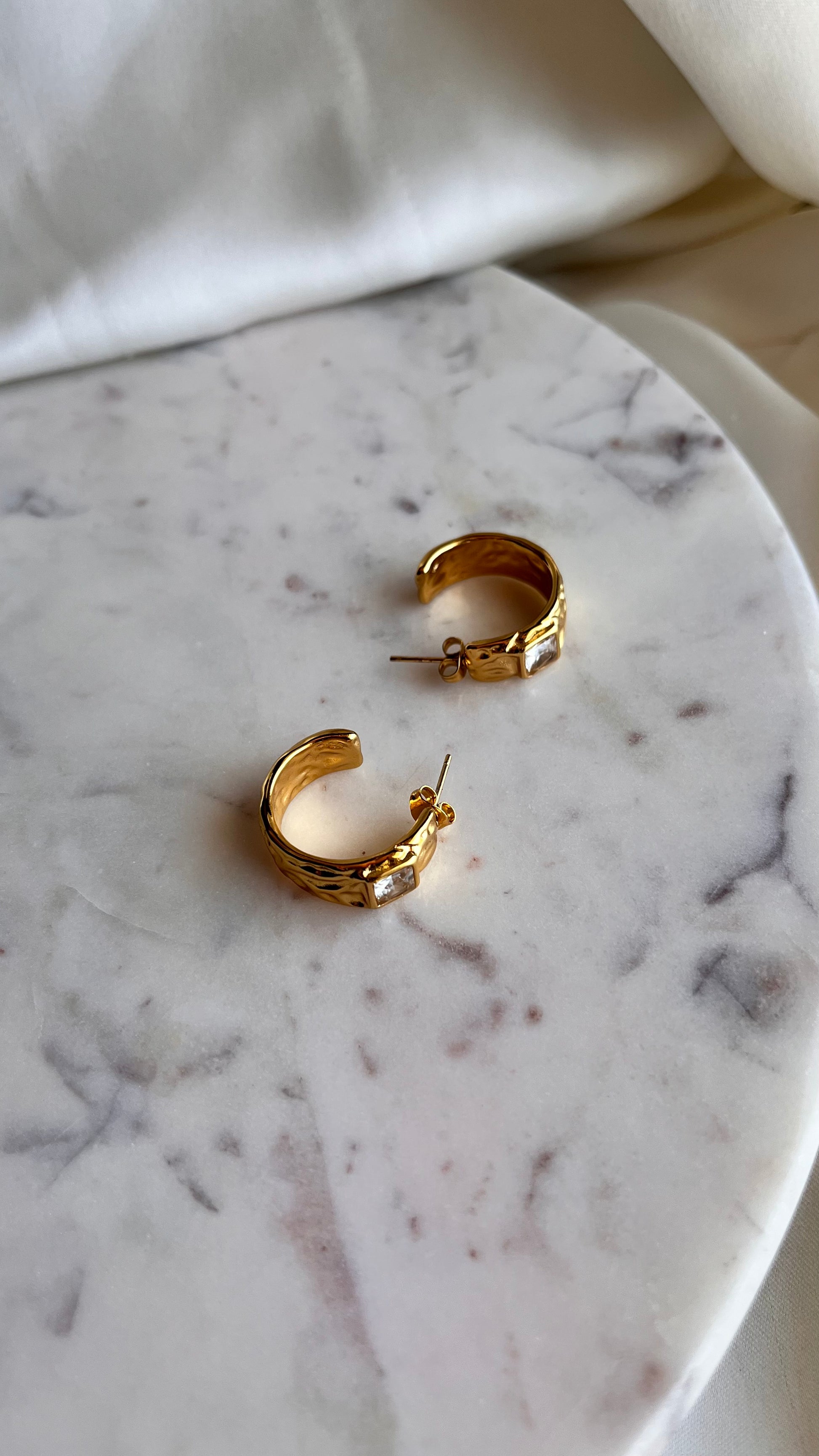 Earrings Golden Edge