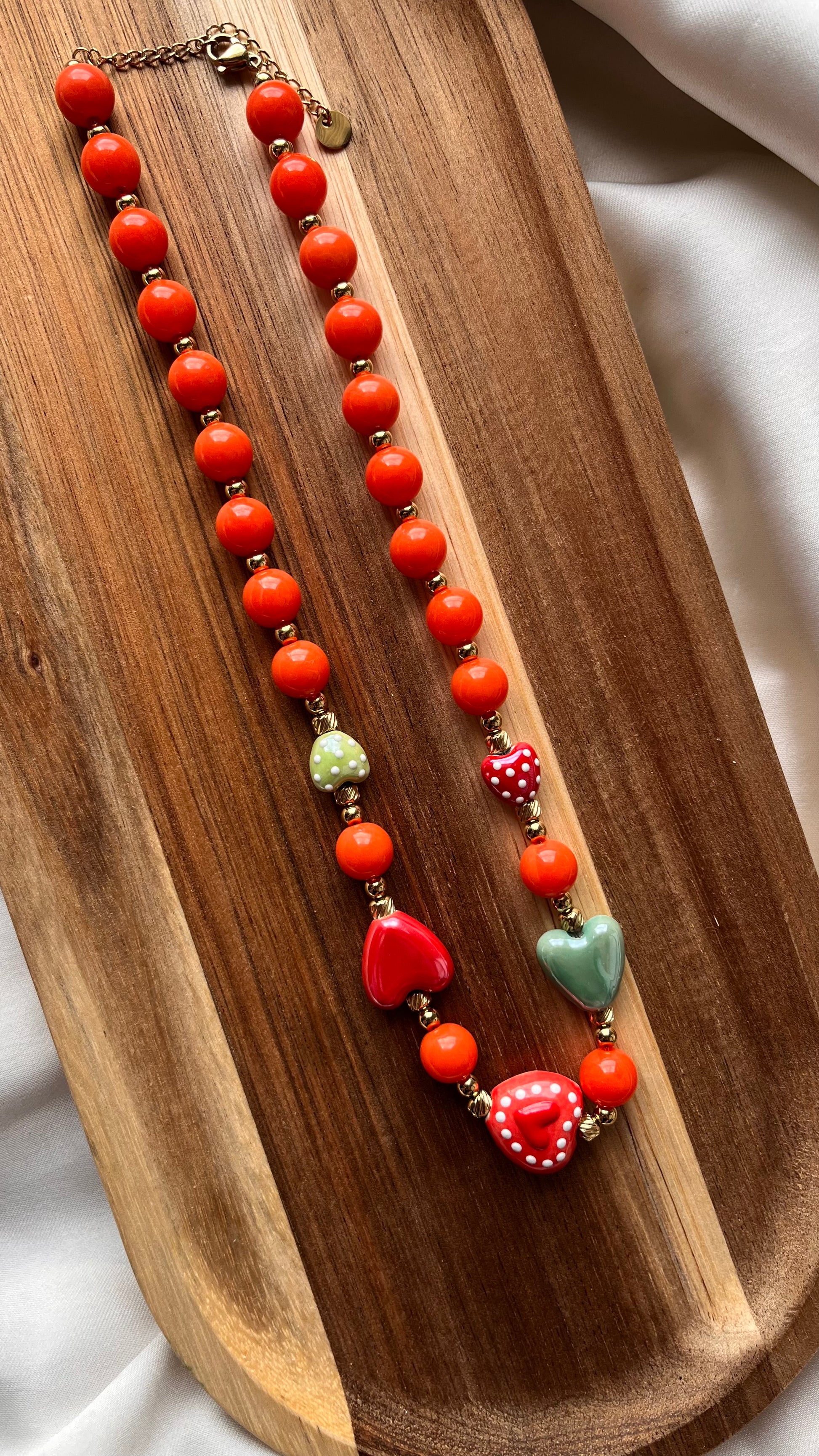 Aperol Spritz Necklace