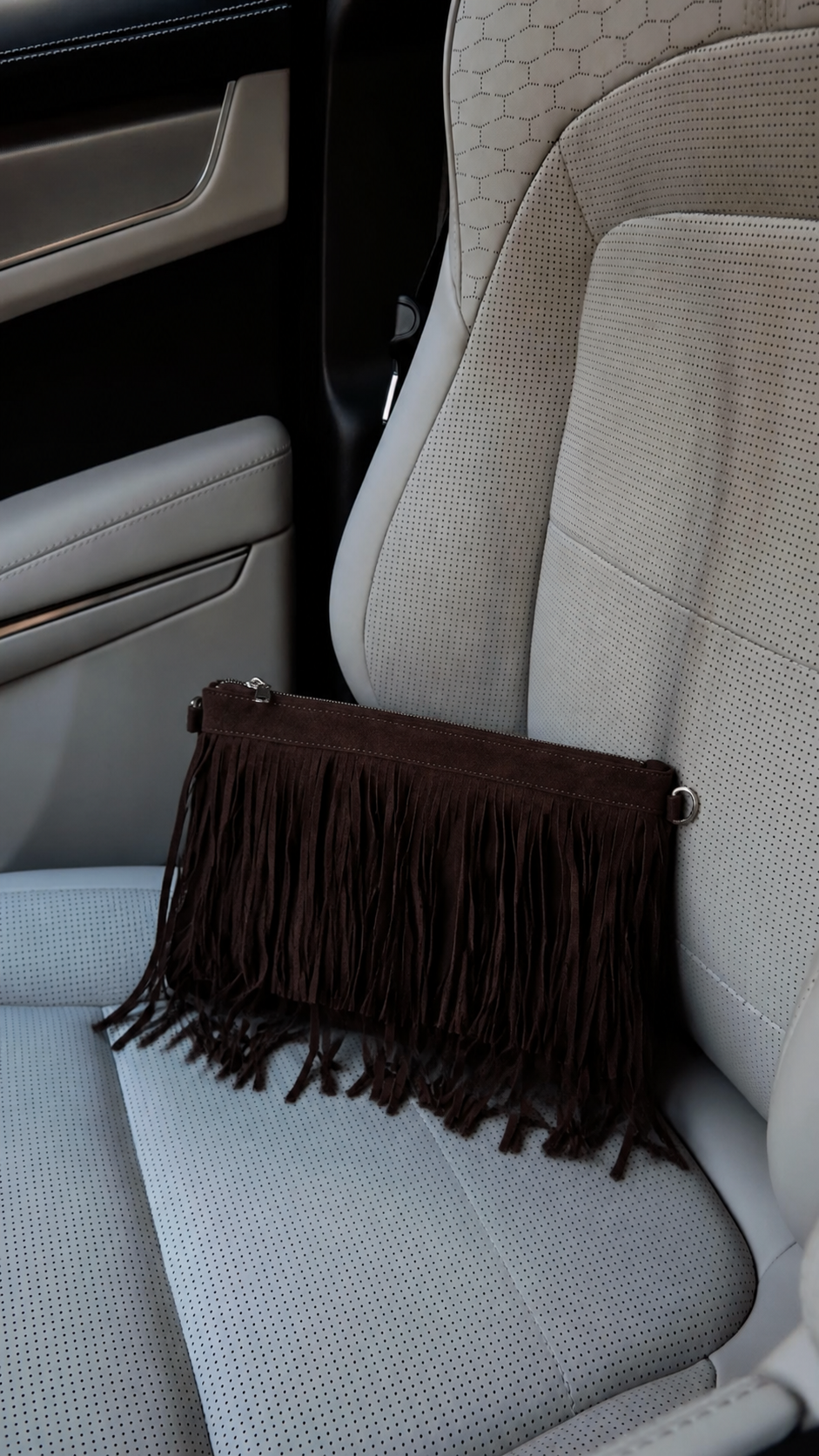 Sahara Fringe Clutch