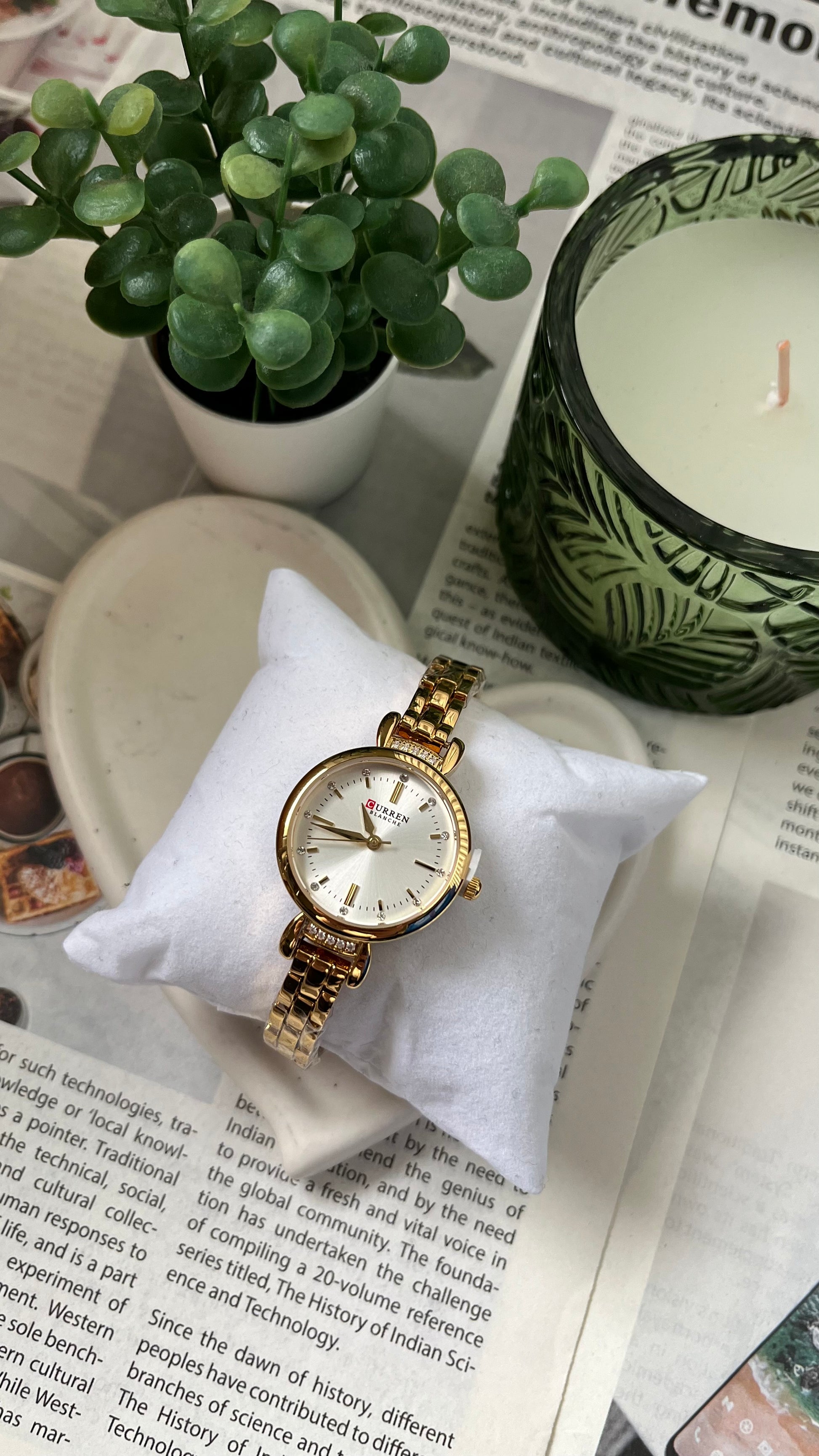 Agatha Gold Watch