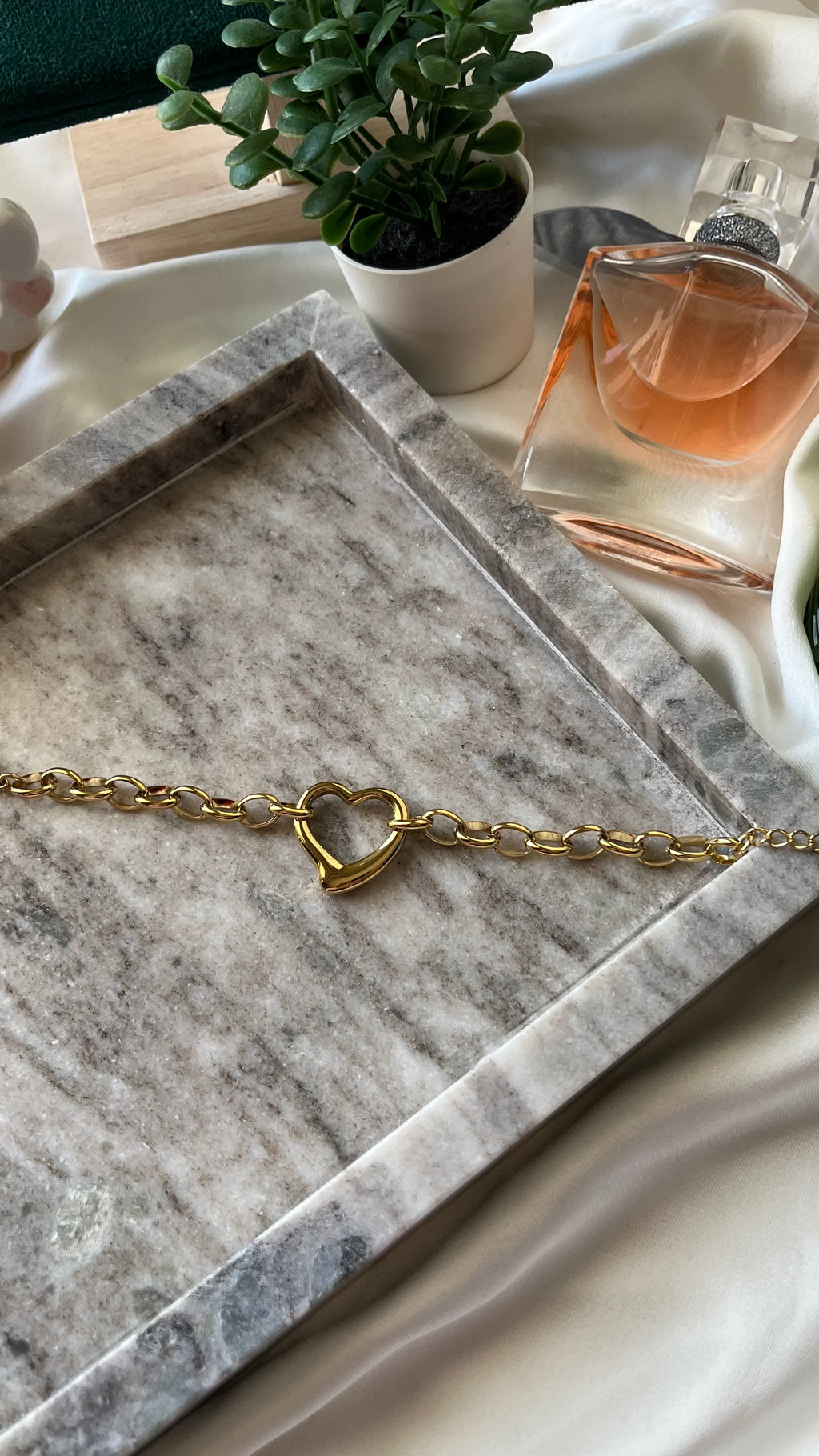 Lock My Heart Gold Bracelet