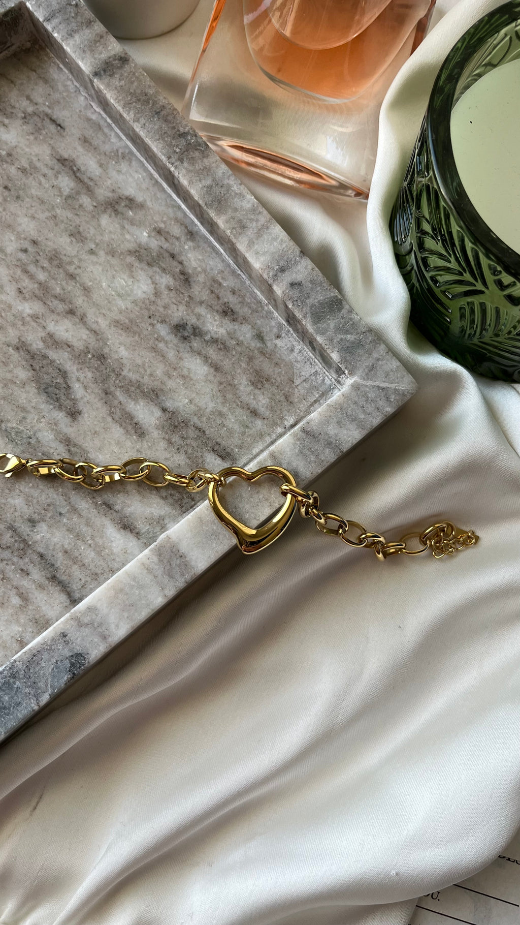 Lock My Heart Gold Bracelet