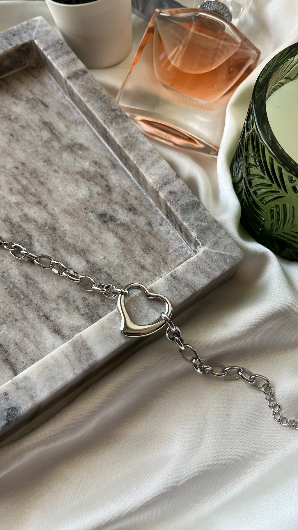 Lock My Heart Silver Bracelet