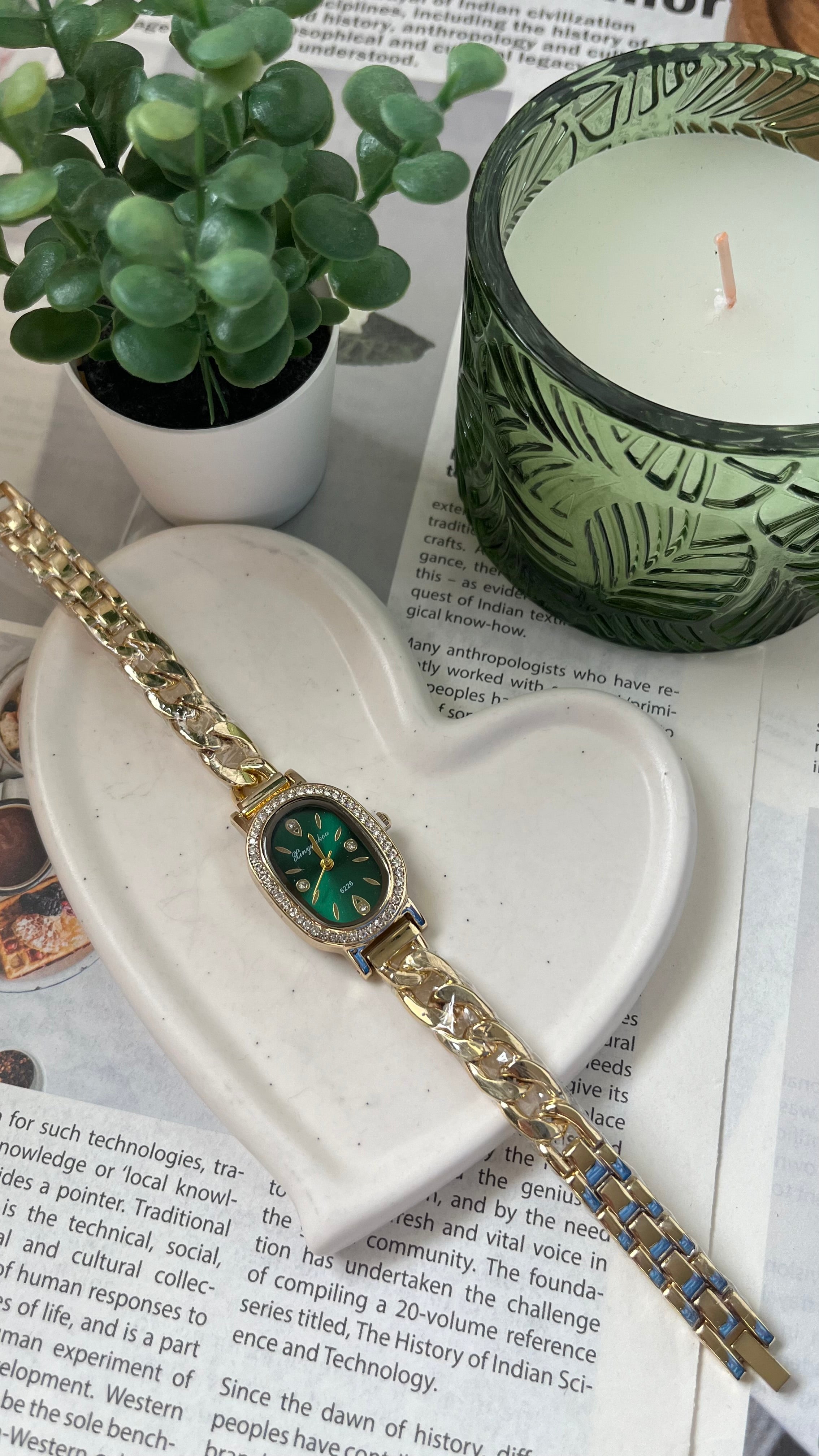 Flora Gold Watch