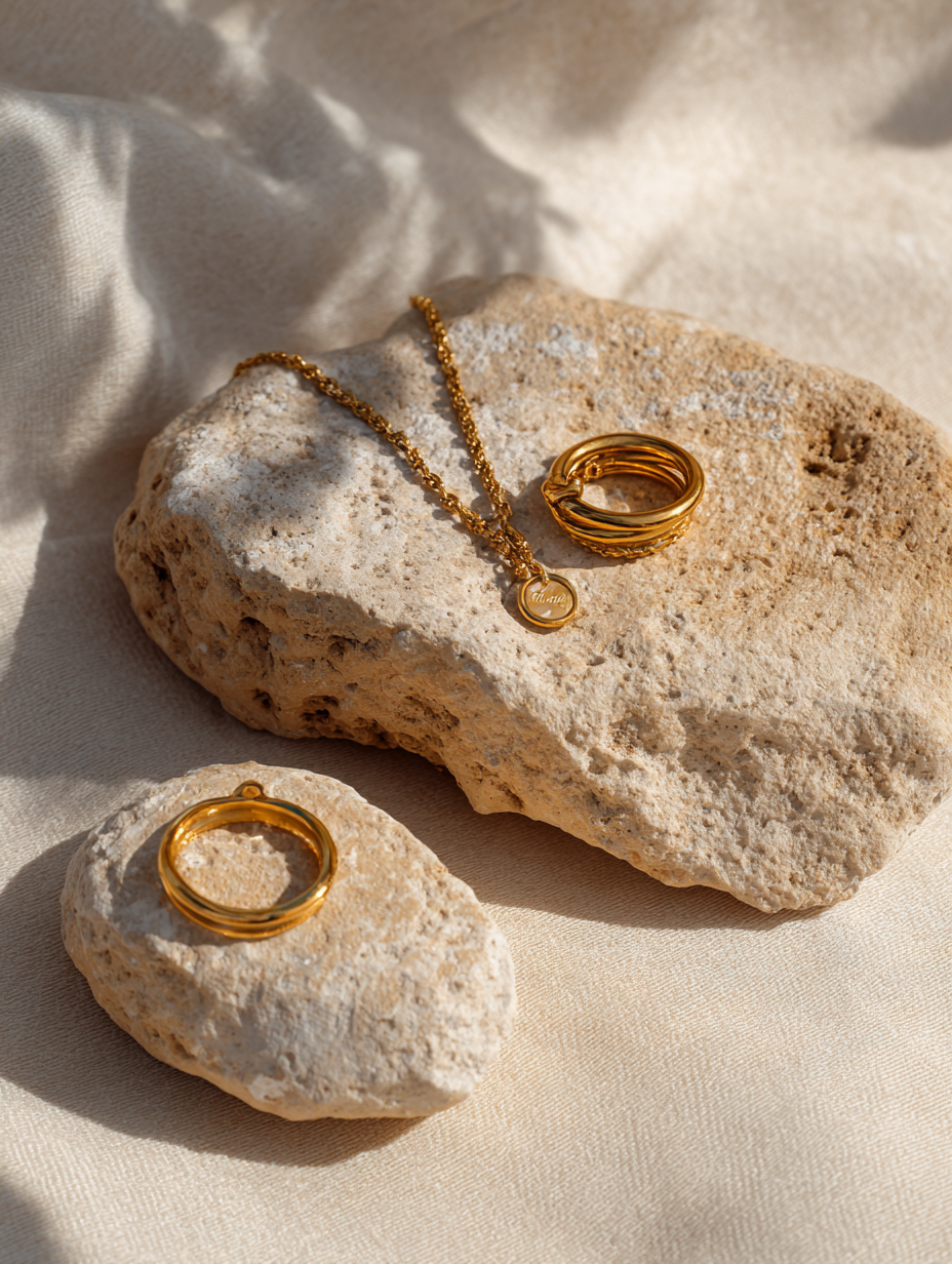 Κολιέ από Ανοξείδωτο Ατσάλι με Minimal Σχέδιο